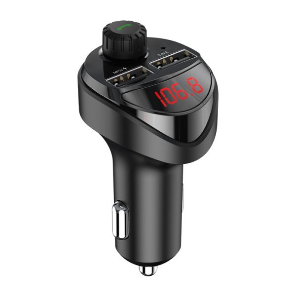 KUULAA Car Charger FM Transmitter Bluetooth Car Audio MP3 Player TF Card Car Kit 3.4A Dual USB Car Phone Charger For Xiaomi Mi - Image 8