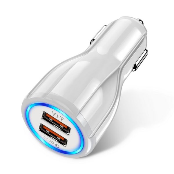 GETIHU 18W 3.1A Car Charger Dual USB Fast Charging QC Phone Charger Adapter For iPhone 12 11 Pro Max 6 7 8  Xiaomi Redmi Huawei - Image 5