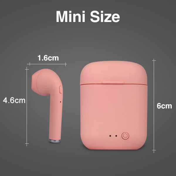 Mini-2 TWS Wireless Earphones Bluetooth 5.0 Earphone TWS Matte Macaron Earbuds With Mic Charging Box Headset Wireless Headphones - Image 6