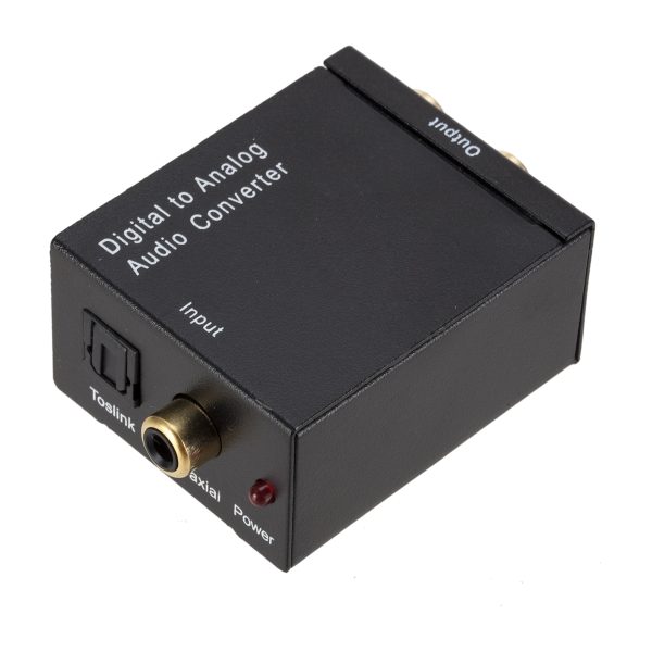 Grwibeou Digital to Analog Audio Converter Optical Fiber Toslink Coaxial Signal to RCA R/L Audio Decoder SPDIF ATV DAC Amplifier - Image 4