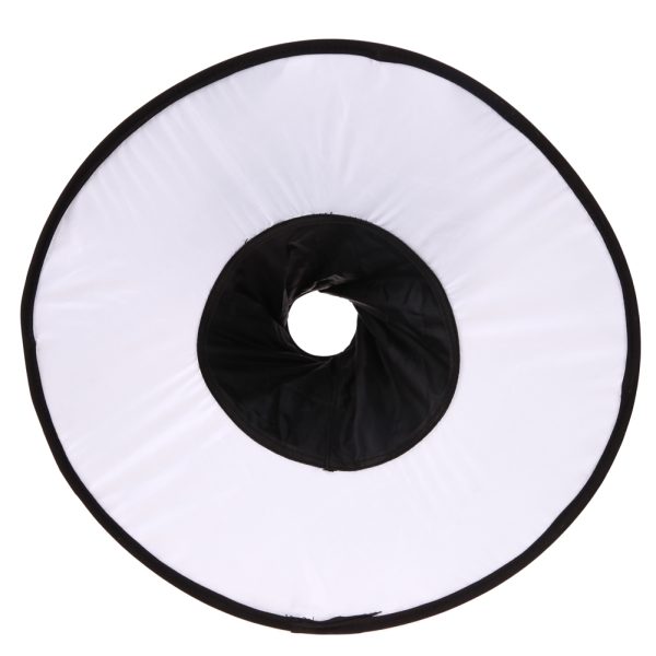 Ring Softbox SpeedLite Softbox Flash Light 45cm Foldable Diffuser Ring Speedlight Soft box - Image 4