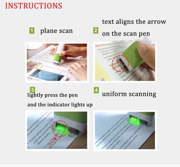 Scan Marqueur Stylo Intelligent Automatique Stylo Scanner Scan Marqueur Texte Reconnaissance Stylo Scanner - Image 4
